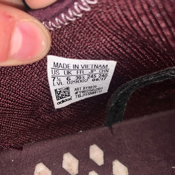 NMD’s purple size 7.5Y - Picture 3 of 4